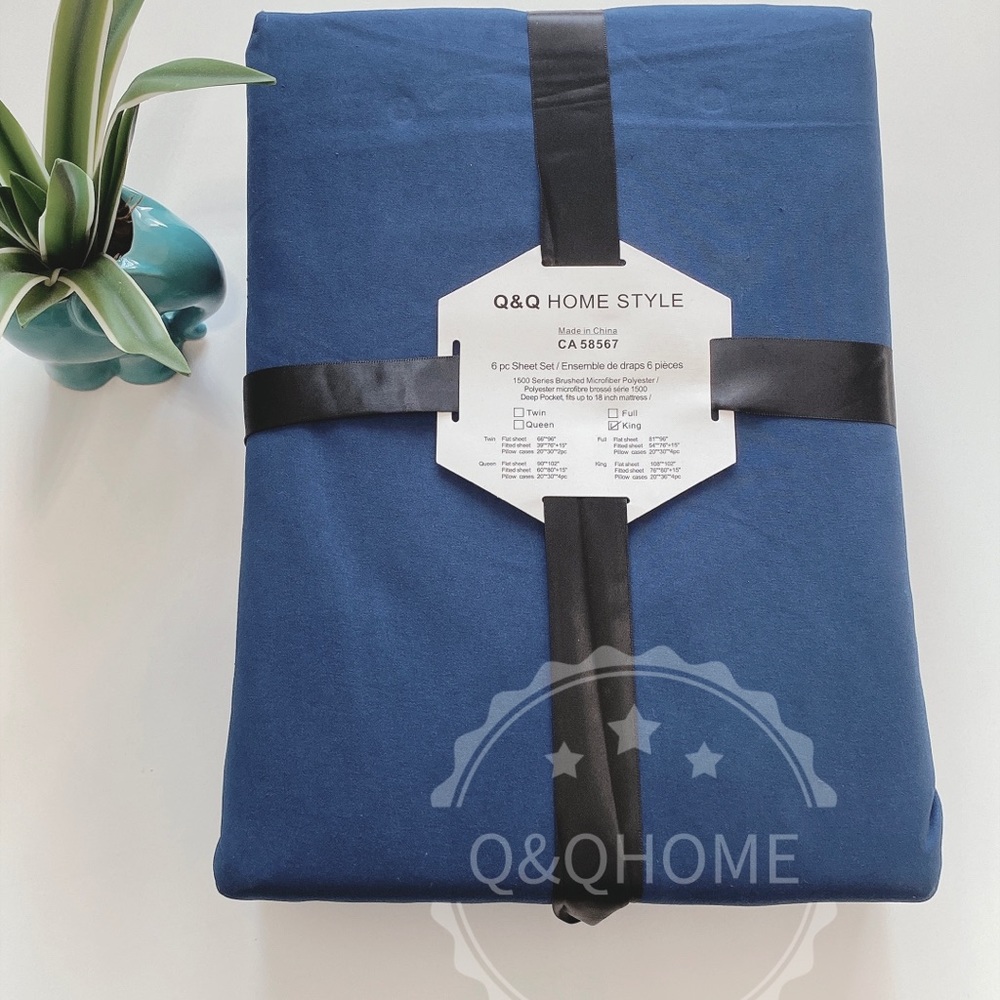 6 pieces brand new sheet set
